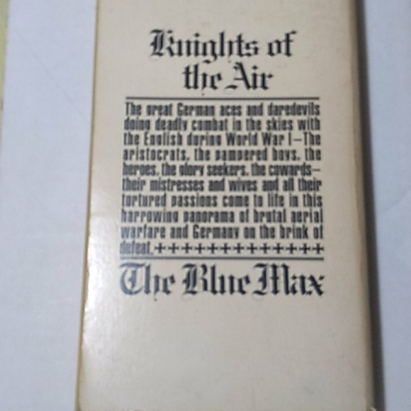(5/$10) Vintage Novel: The Blue Max - Picture 2 of 2